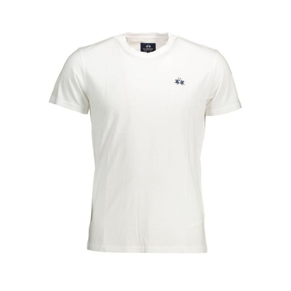 La Martina Bianco Cotton Men Men's T-Shirt